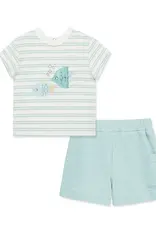Little Me Aquatic Two-Piece Short Set