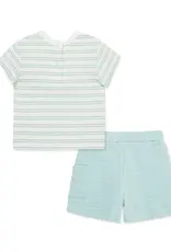 Little Me Aquatic Two-Piece Short Set