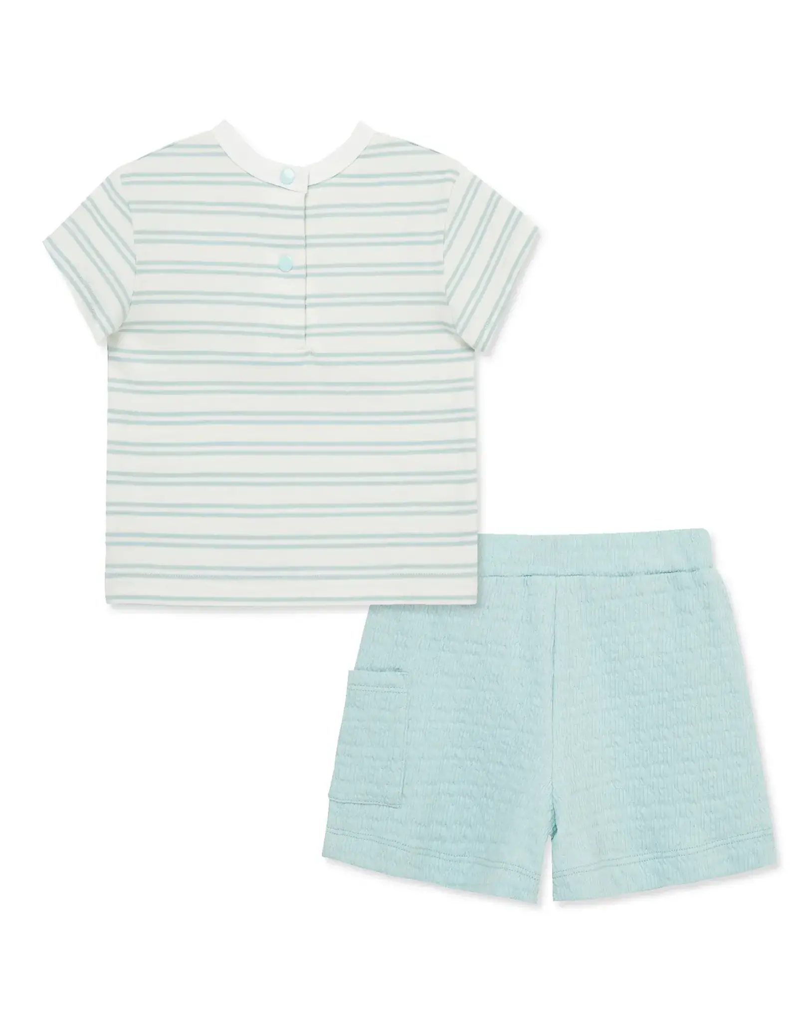 Little Me Aquatic Two-Piece Short Set