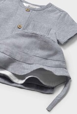 Mayoral Star Blue Shorts, Shirt and Hat Set