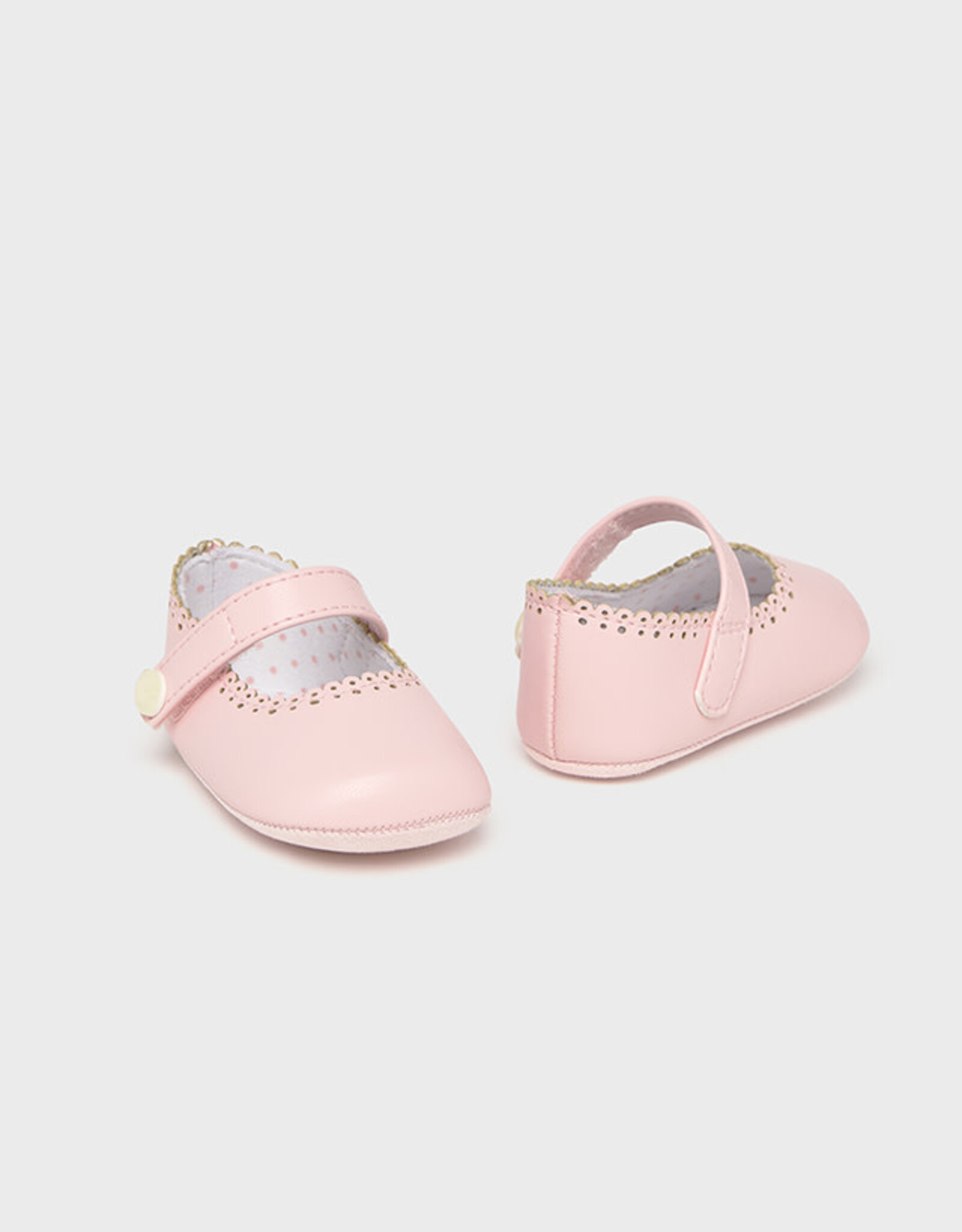 Mayoral Baby Rose Mary Janes with Trim