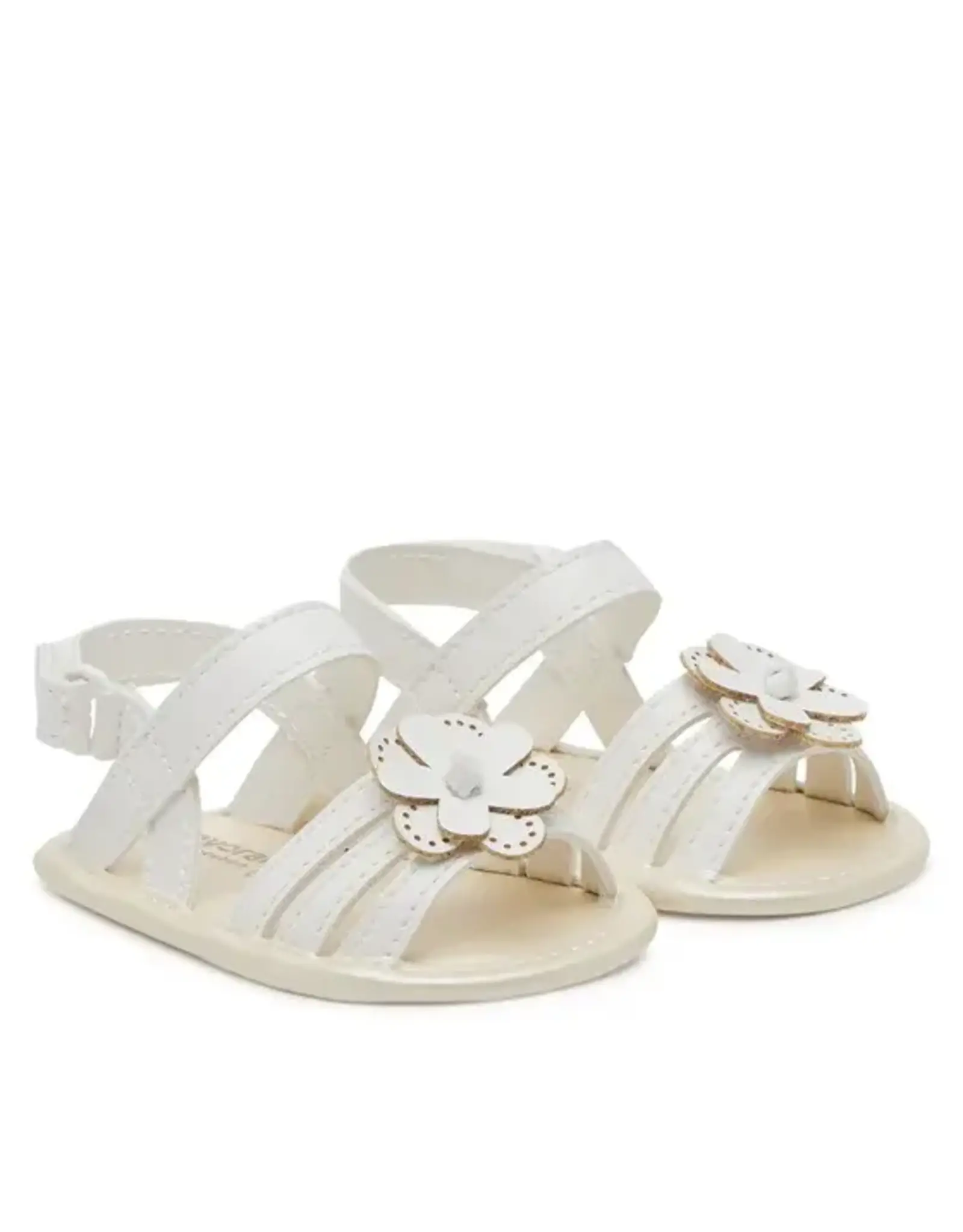 Mayoral Cute White Baby Sandals