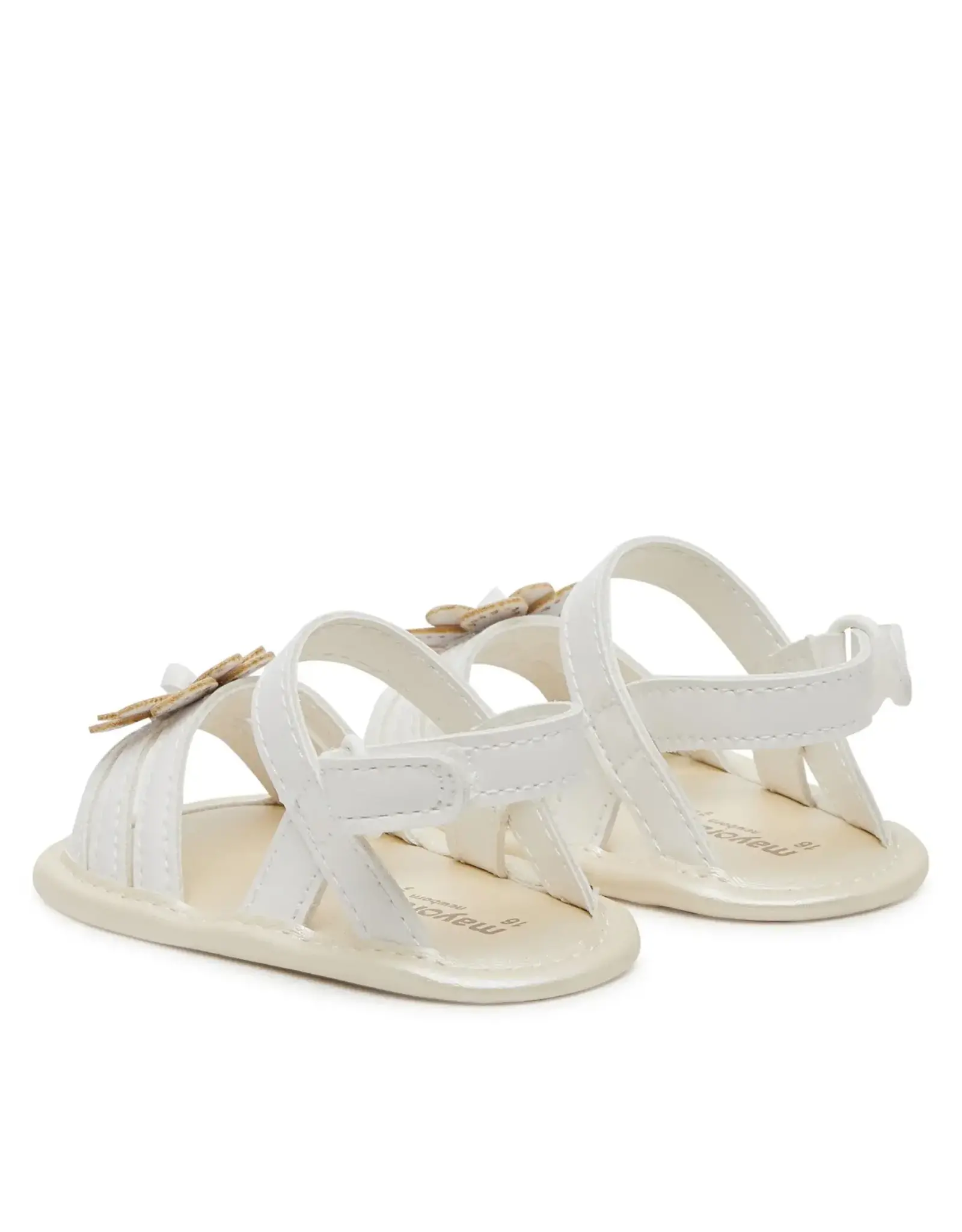 Mayoral Cute White Baby Sandals