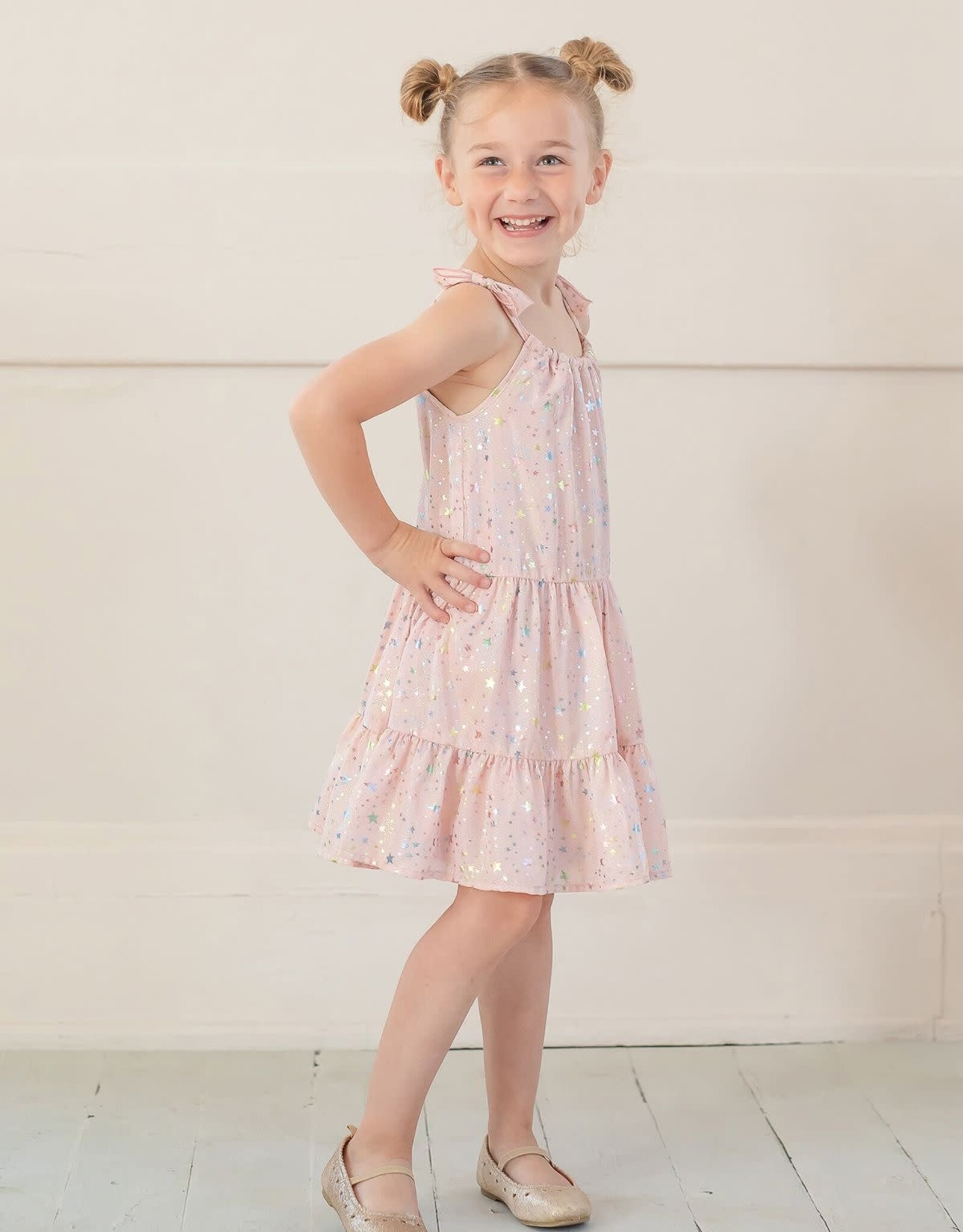 Isobella & Chloe Summer Sparkle Chiffon Dress