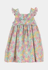 Casero Floral Jamboree Smocked Dress