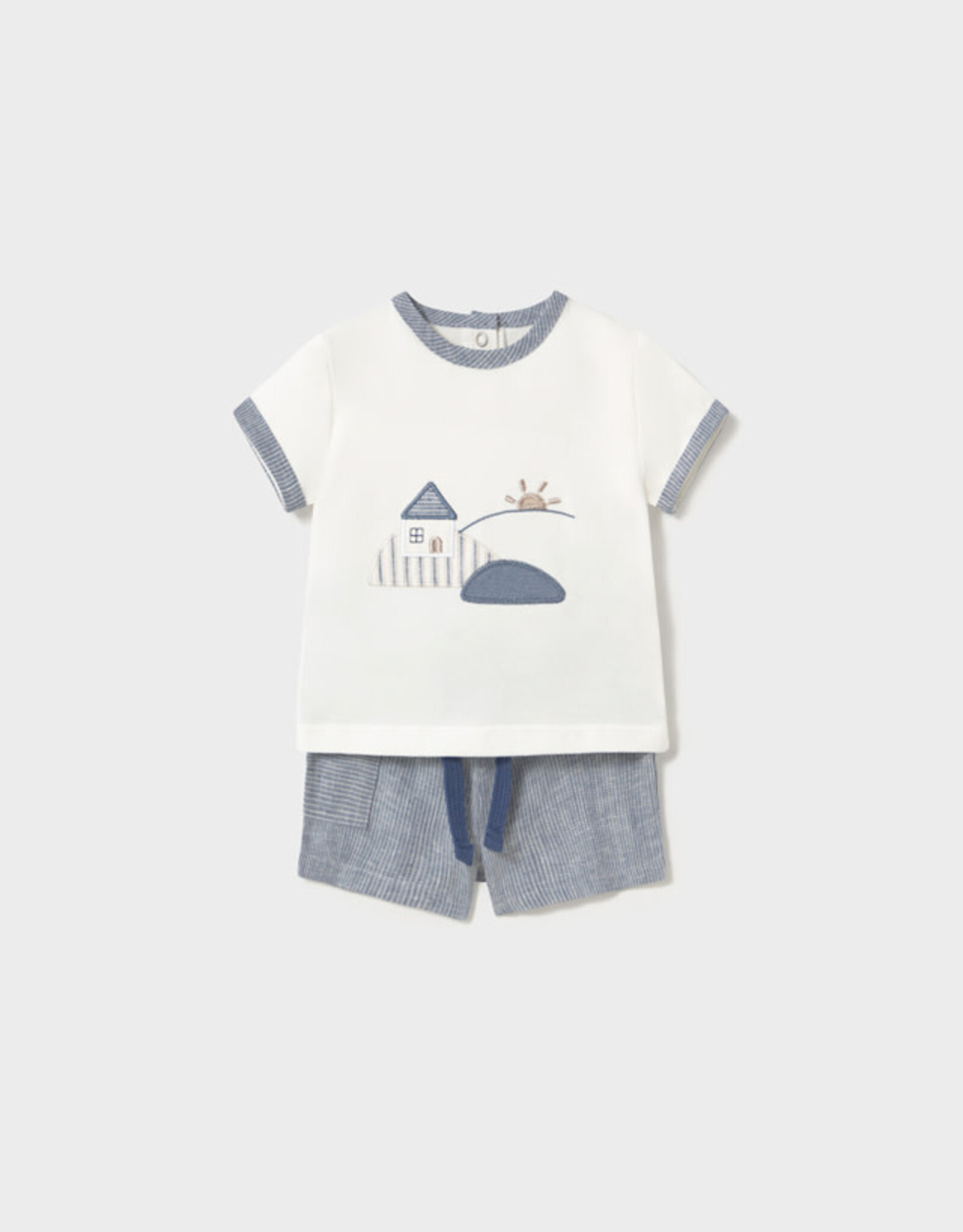 Mayoral Star Blue Mountain Short Set