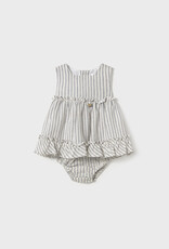Mayoral Natural Stripe Baby Summer Dress