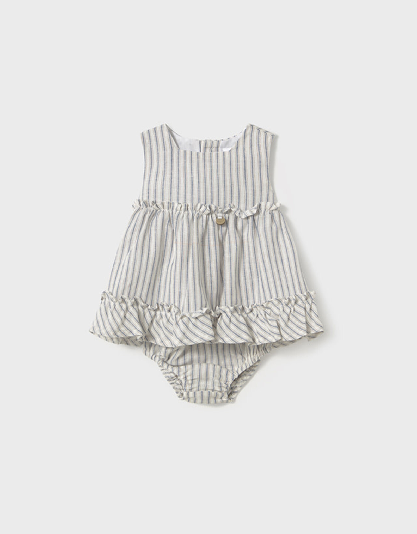 Mayoral Natural Stripe Baby Summer Dress