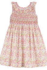 Casero Floral Garden Party Ruffle Dress