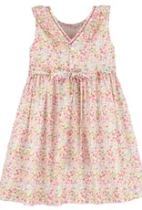 Casero Floral Garden Party Ruffle Dress