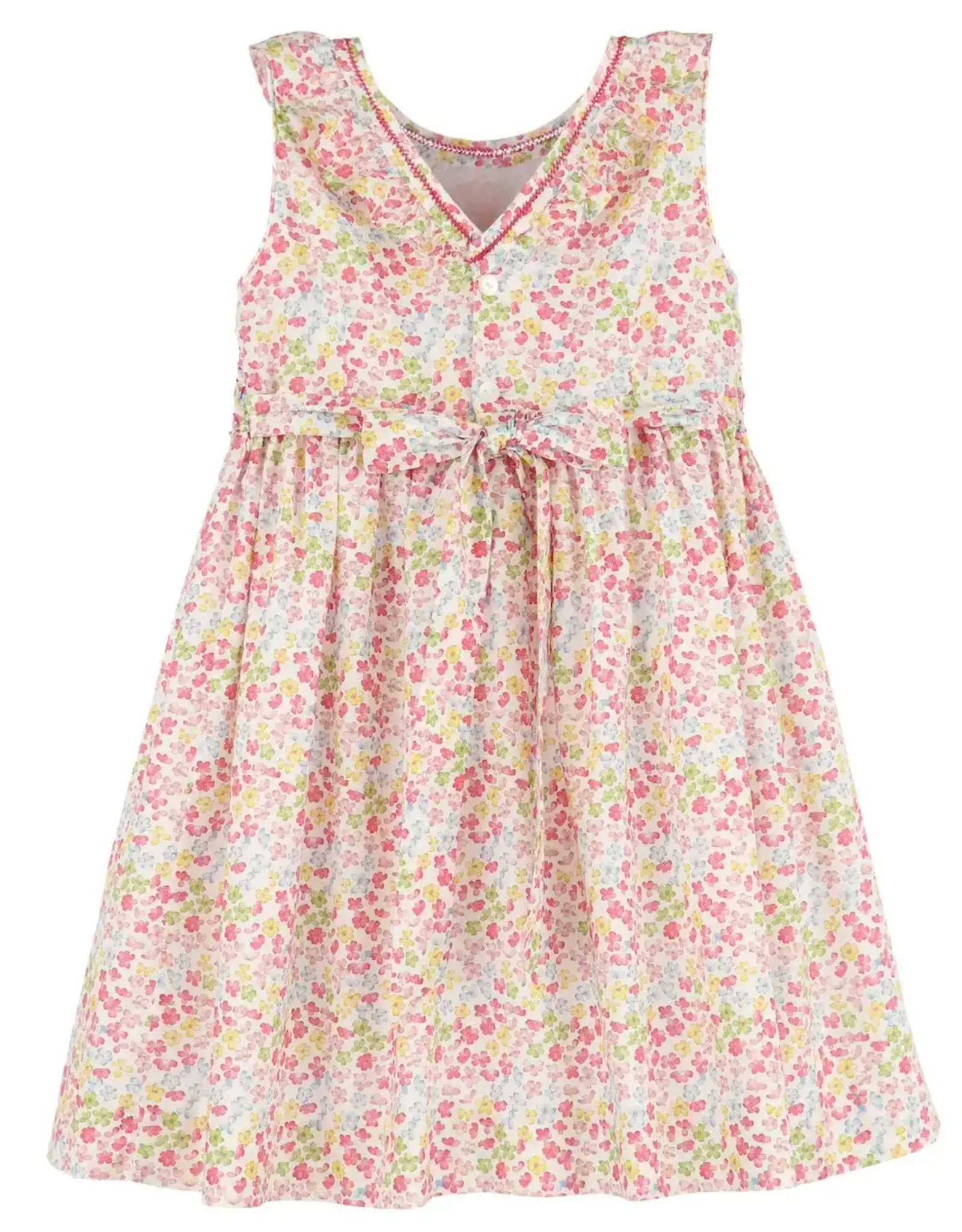 Casero Floral Garden Party Ruffle Dress