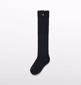 Abel & Lula Black Tween Girl Socks