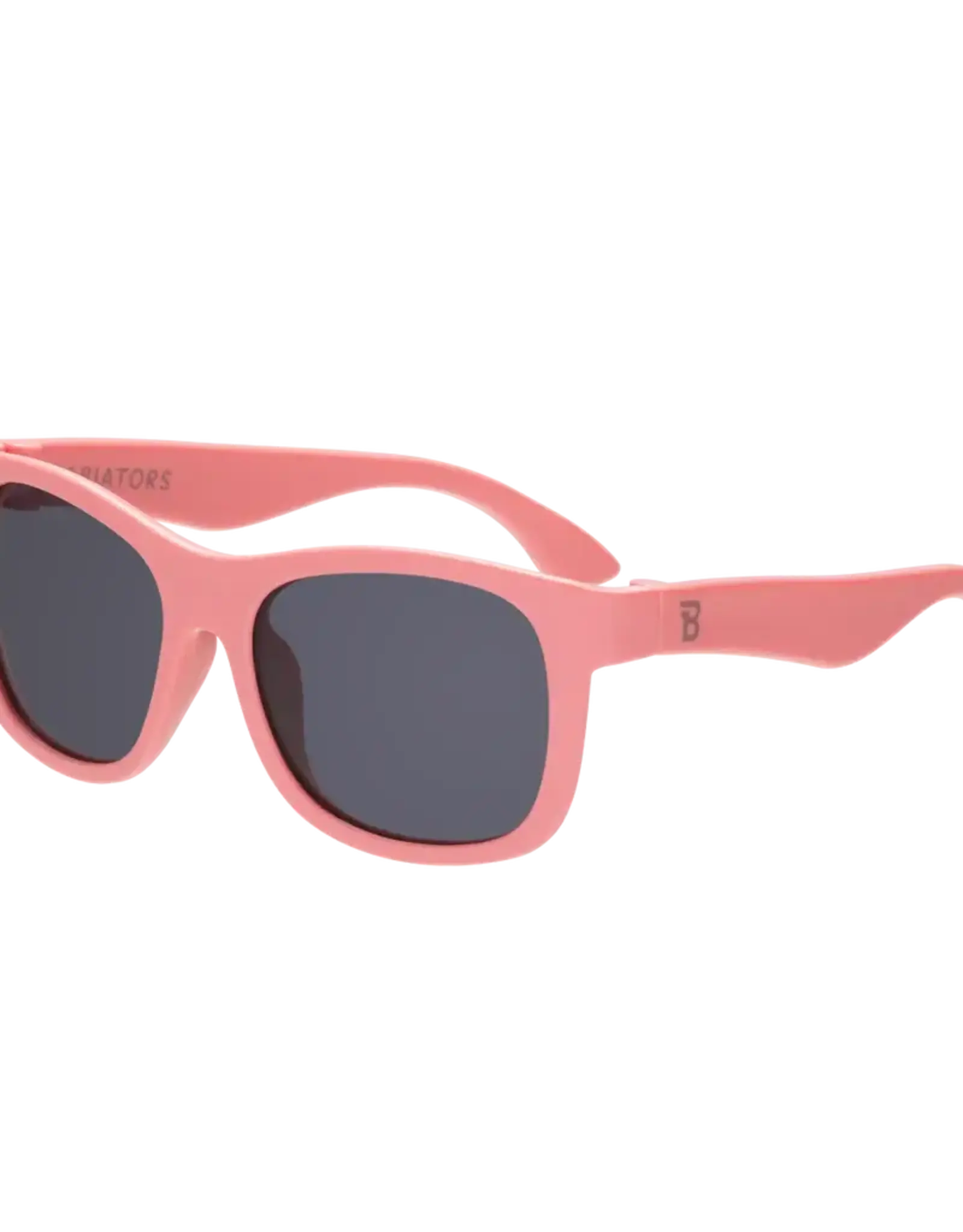 Babiators Eco Navigator:  Seashell Pink Smoke Lenses