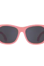 Babiators Eco Navigator:  Seashell Pink Smoke Lenses
