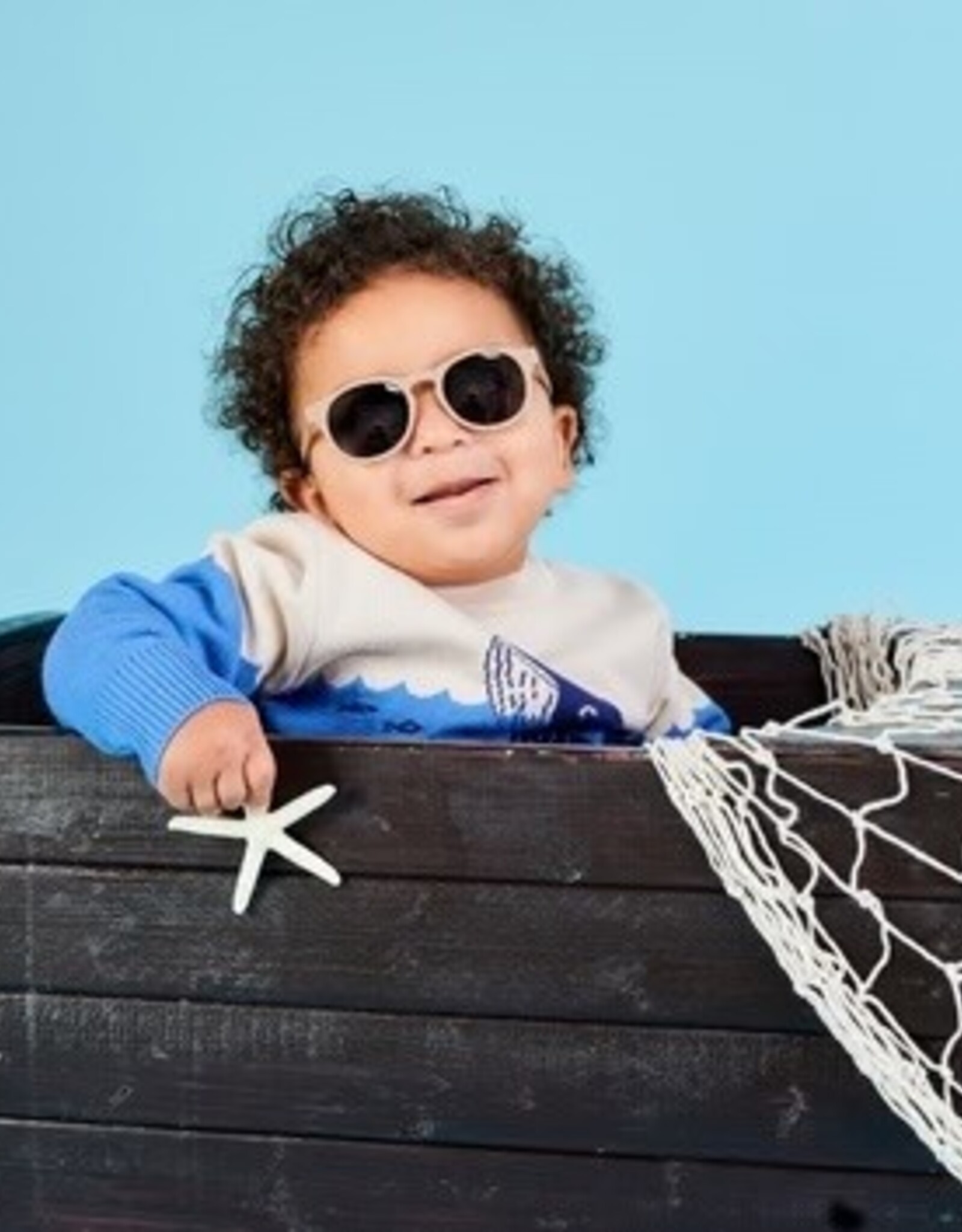 Babiators Eco Keyhole: Soft Sand Smoke Lenses