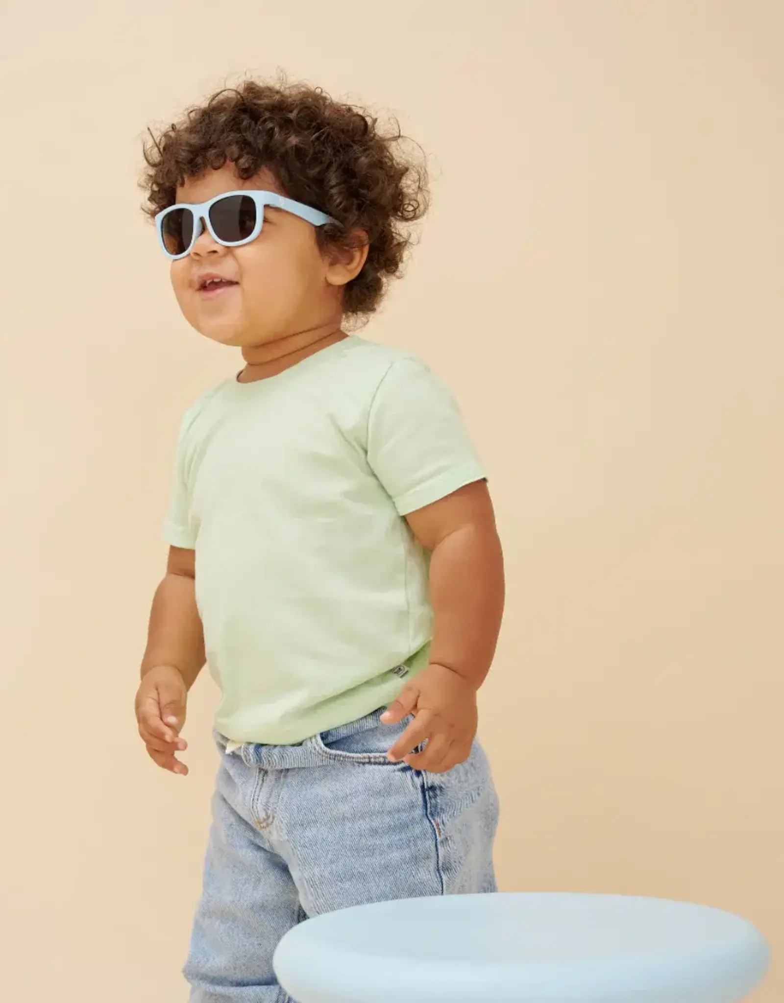 Babiators Original Navigator: Baby Blue Amber Lenses