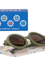 Babiators Original Round:  Wild Moss Amber Lenses