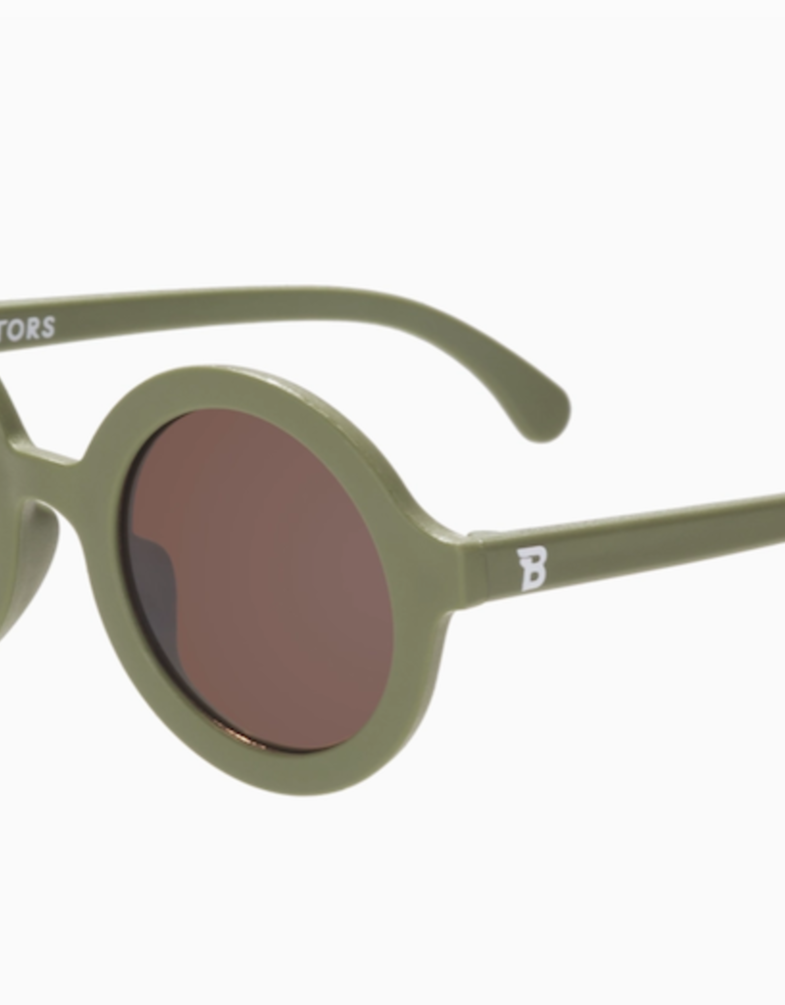 Babiators Original Round:  Wild Moss Amber Lenses