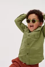 Babiators Original Round:  Wild Moss Amber Lenses