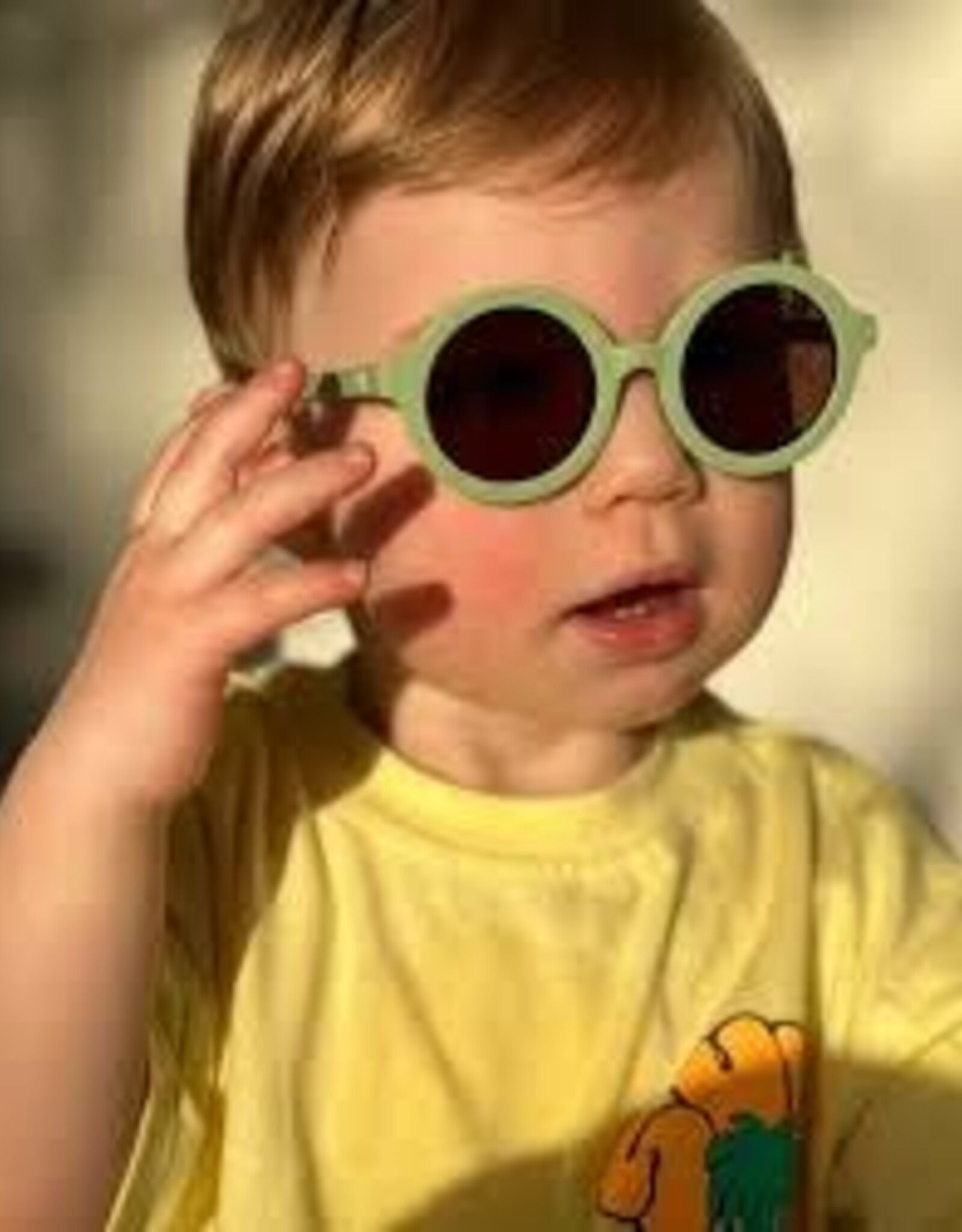 Babiators Original Round:  Wild Moss Amber Lenses