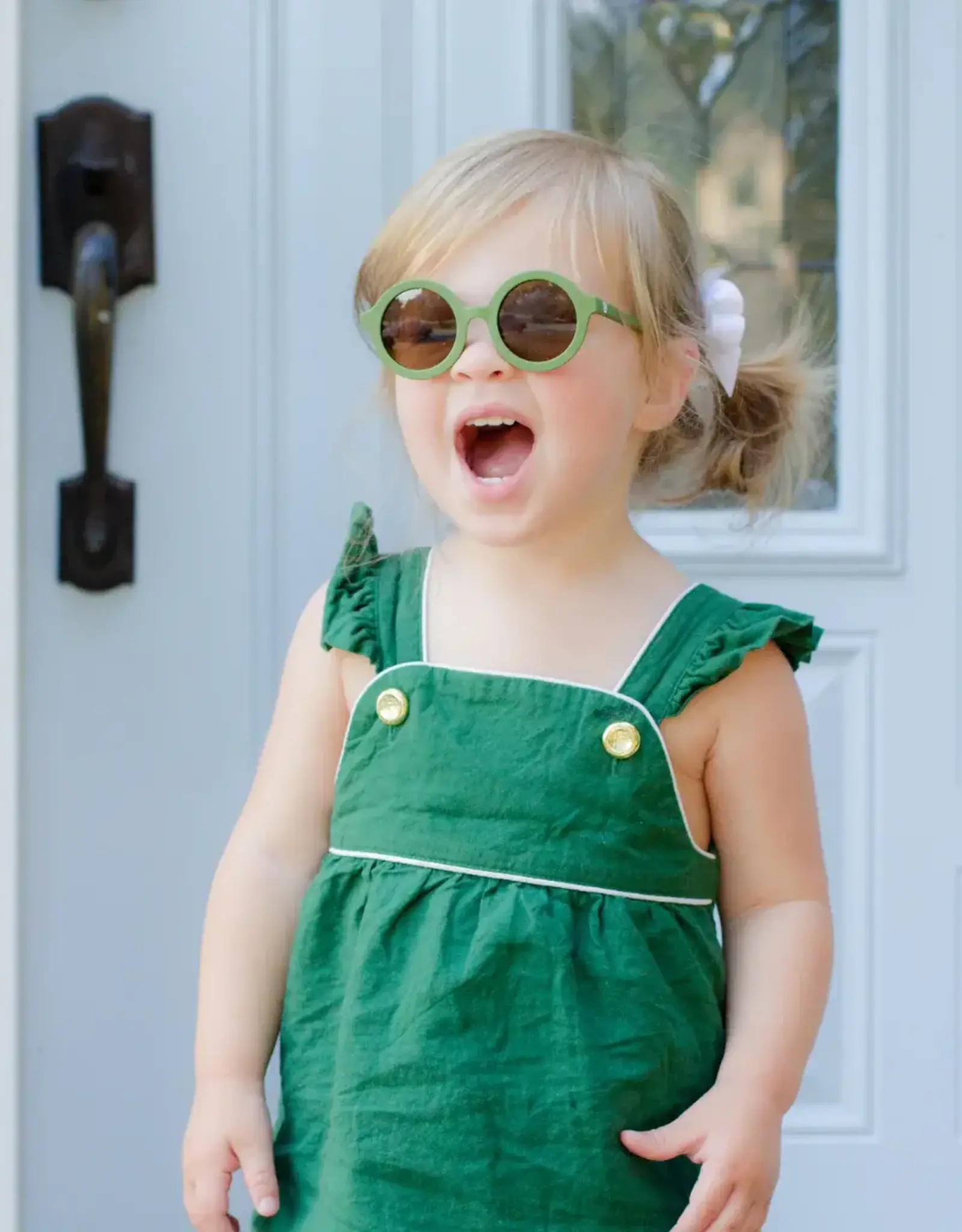 Babiators Original Round:  Wild Moss Amber Lenses