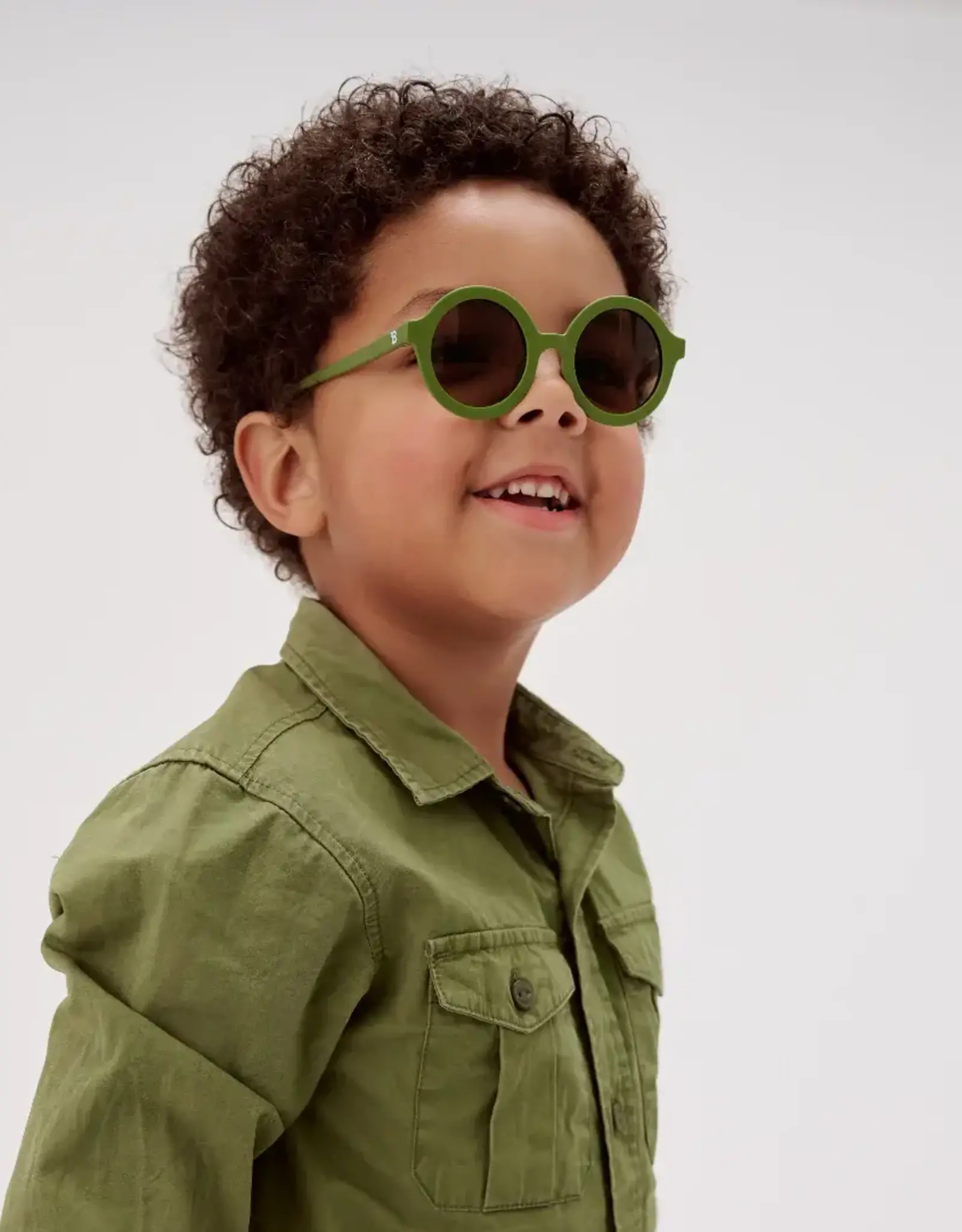 Babiators Original Round:  Wild Moss Amber Lenses