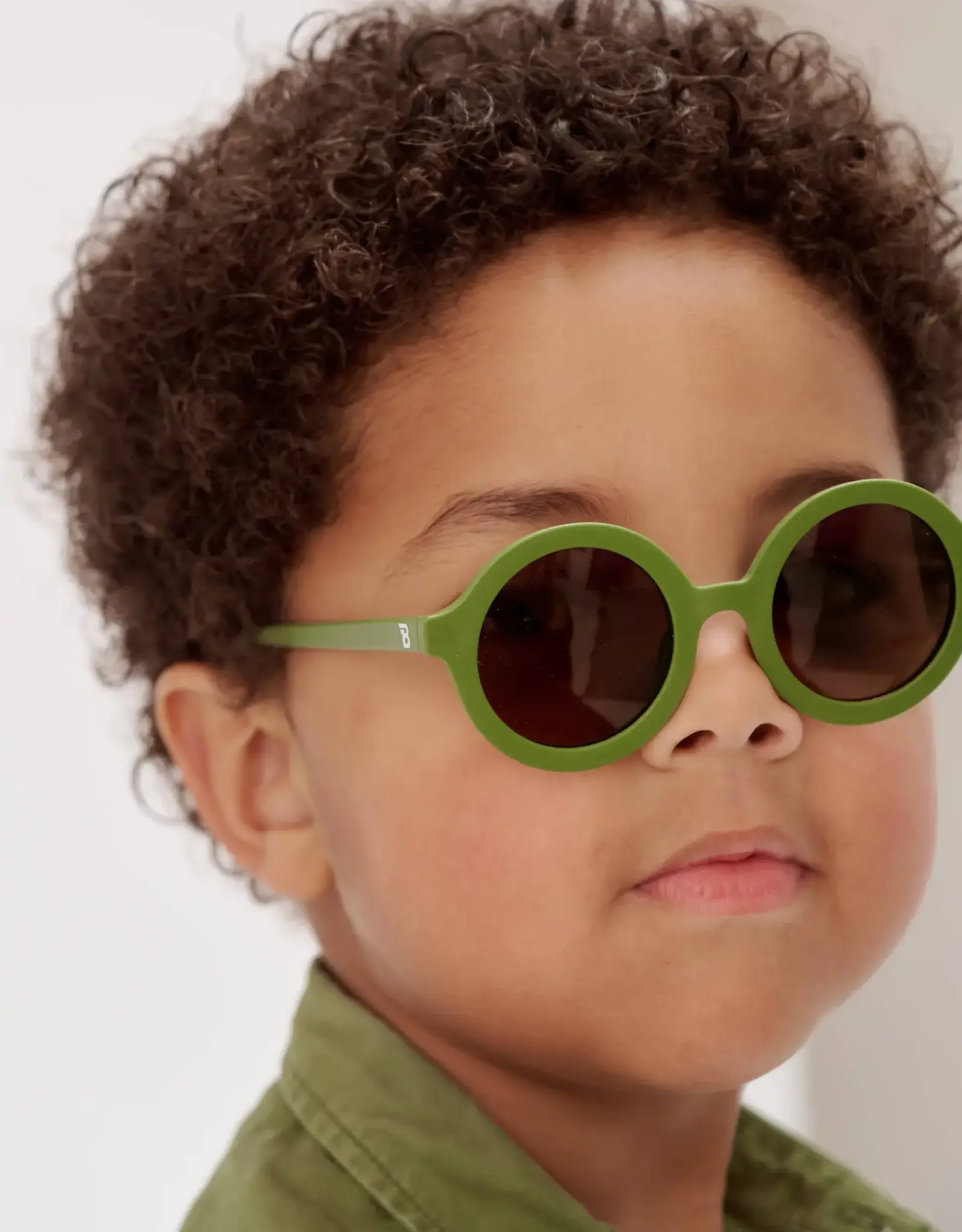 Babiators Original Round:  Wild Moss Amber Lenses