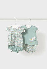 Mayoral Jade Flower Knit Set (4 garments)