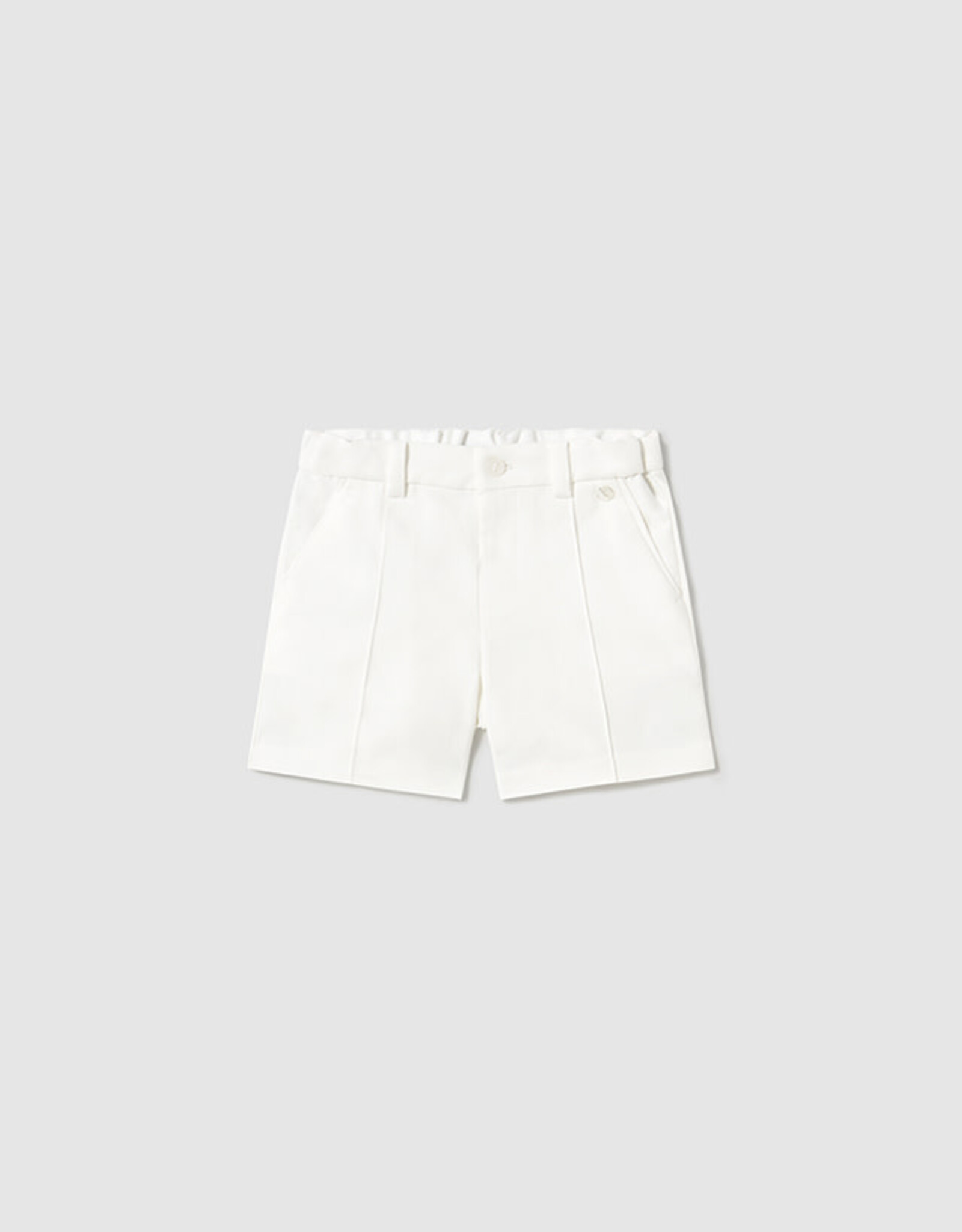 Mayoral Cream Dressy Bermuda Shorts