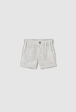 Mayoral Natural Stripe Baby Shorts