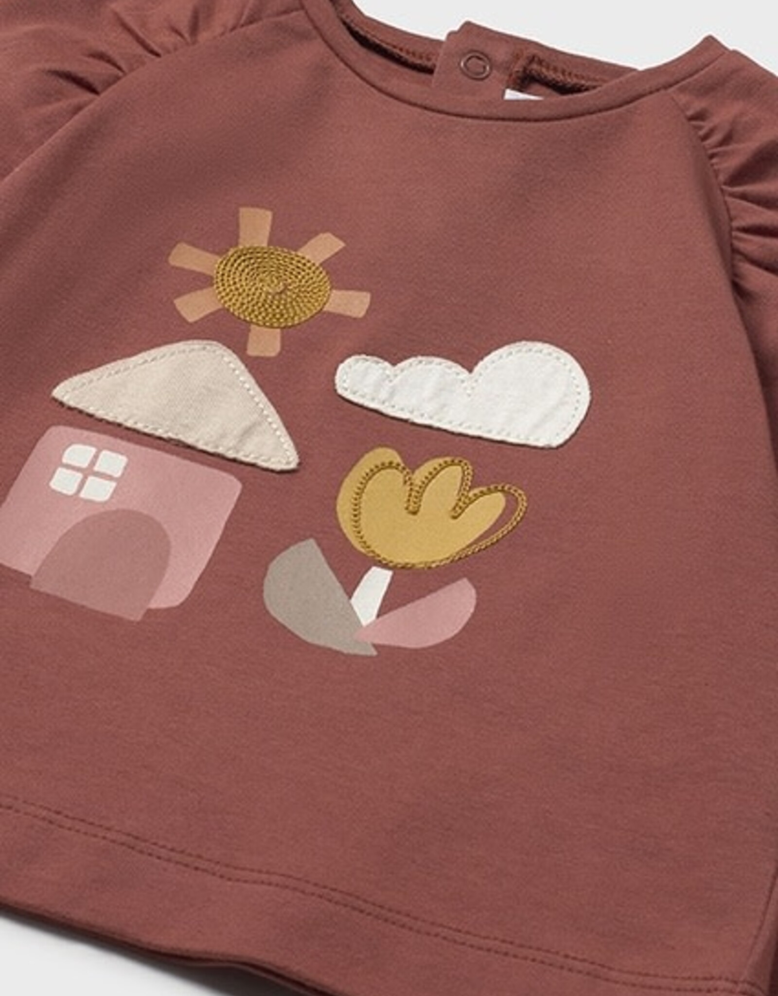 Mayoral Terracotta Girls Home Long Sleeve