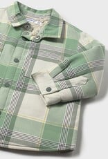 Mayoral Fir Green Baby Plaid Button Up