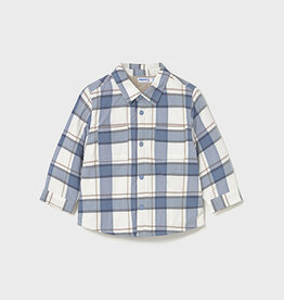 Mayoral Iceberg Baby Plaid Button Up