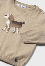 Mayoral Bright Beige Puppy Jumper