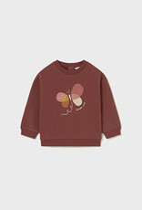 Mayoral Terracotta Butterfly Pullover
