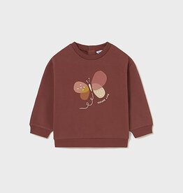 Mayoral Terracotta Butterfly Pullover