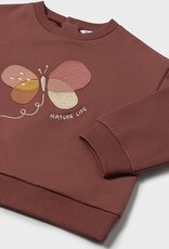 Mayoral Terracotta Butterfly Pullover