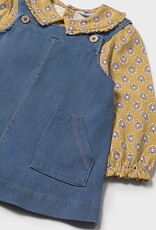Mayoral Medium Demin Dungaree Skirt Set