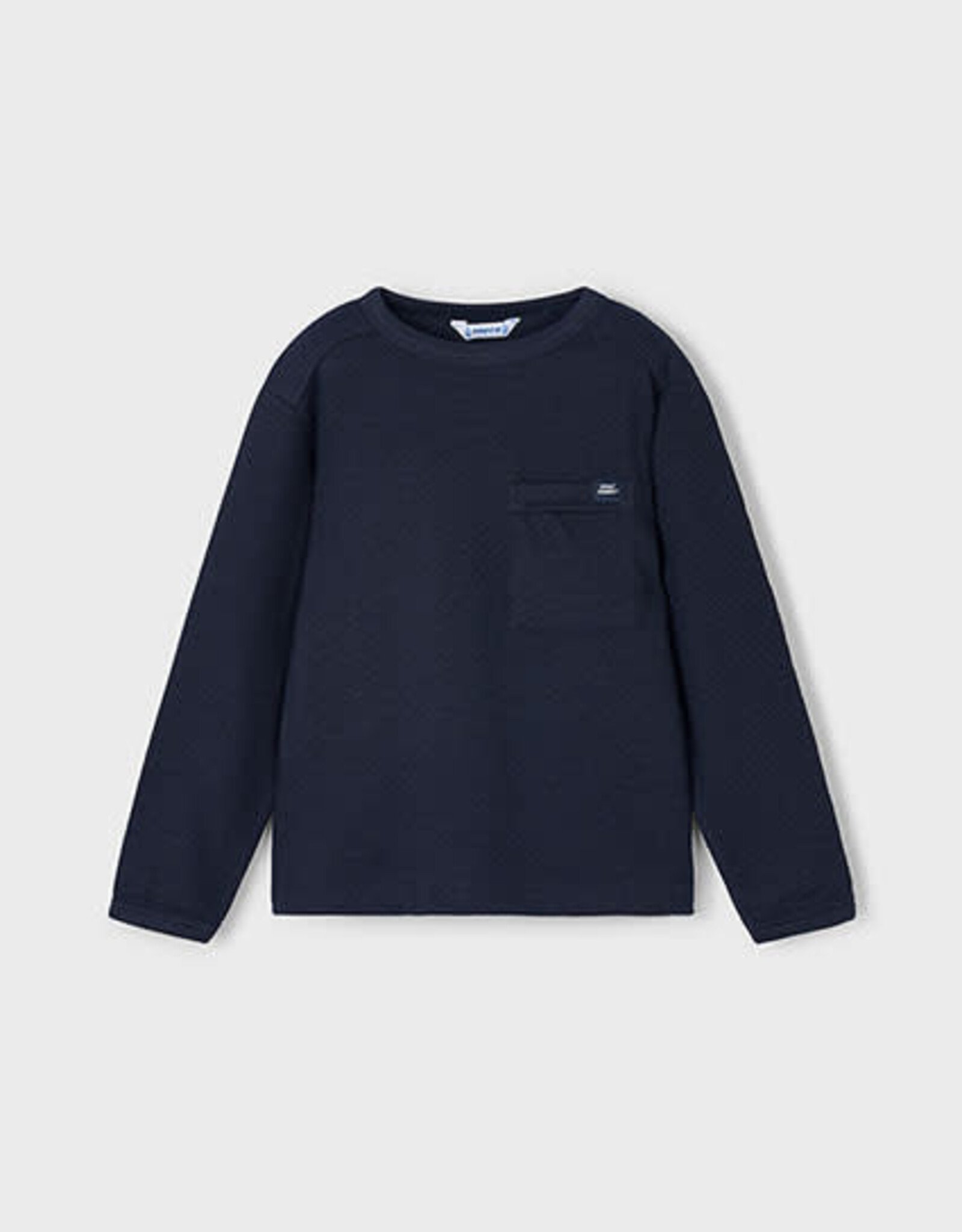 Mayoral Navy Classic Long Sleeve T-Shirt