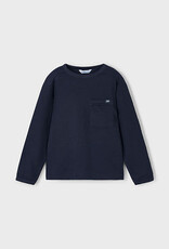 Mayoral Navy Classic Long Sleeve T-Shirt