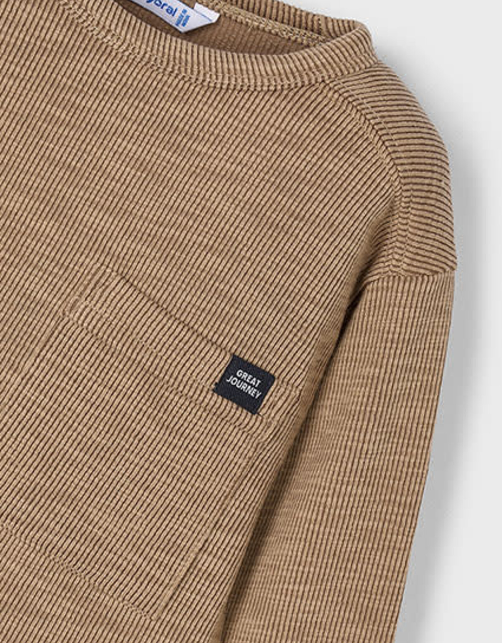 Mayoral Caramel Classic Long Sleeve T-Shirt