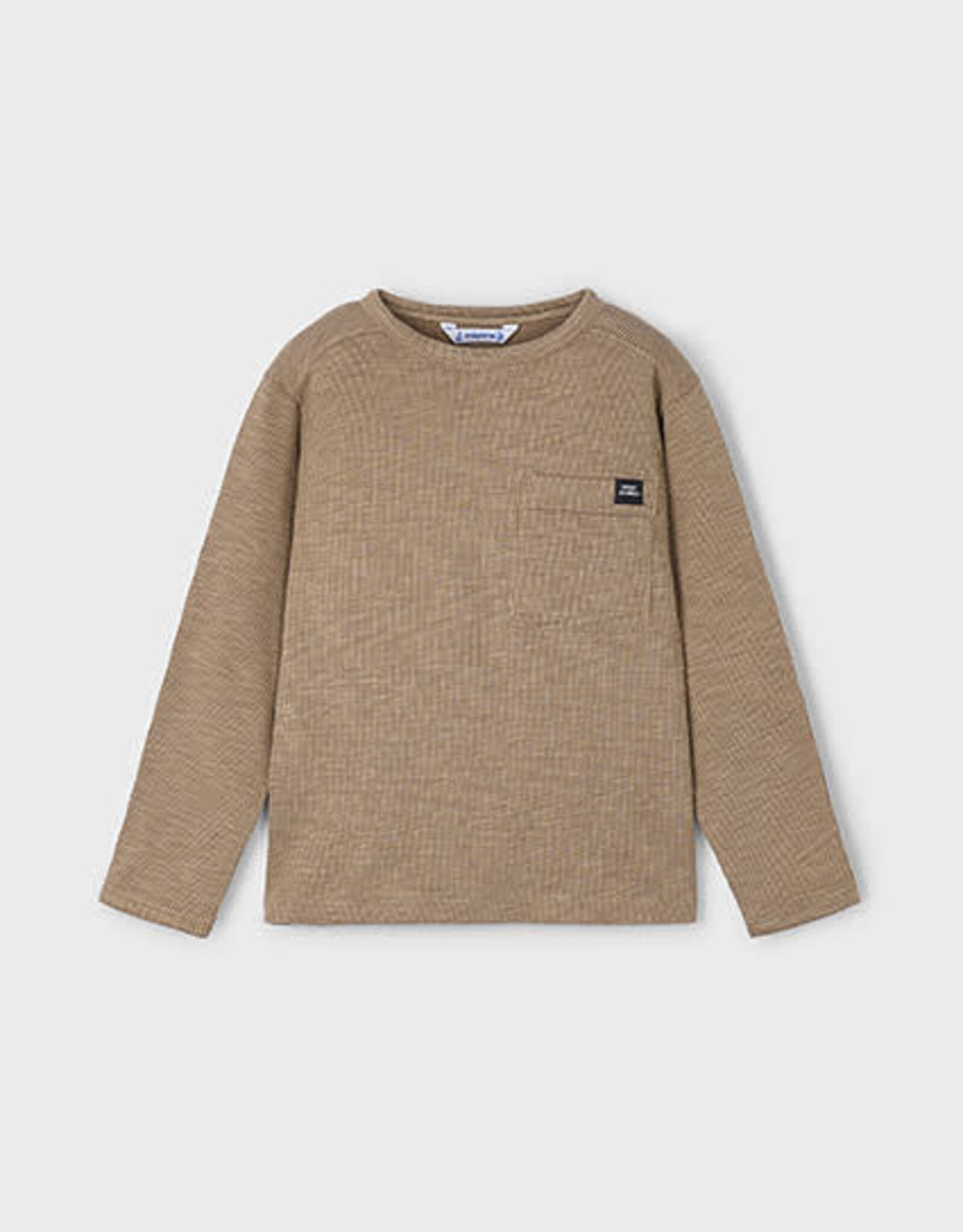 Mayoral Caramel Classic Long Sleeve T-Shirt