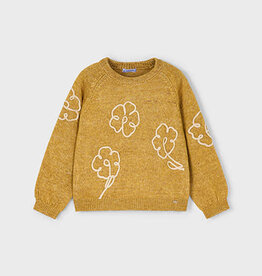 Mayoral Mustard Flower Applique Jersey