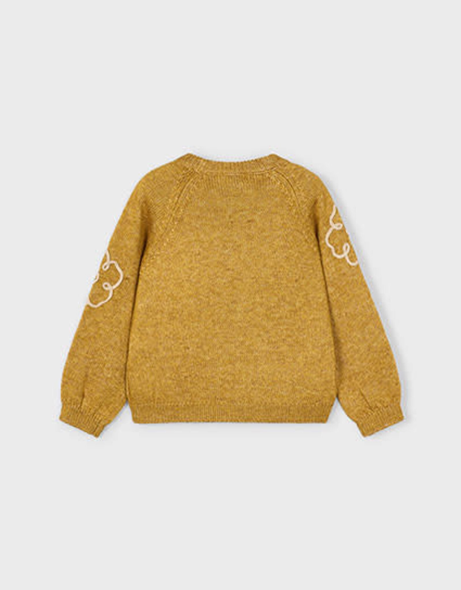 Mayoral Mustard Flower Applique Jersey