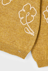 Mayoral Mustard Flower Applique Jersey