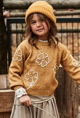 Mayoral Mustard Flower Applique Jersey