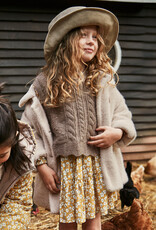 Mayoral Brown Knitting Girls Vest