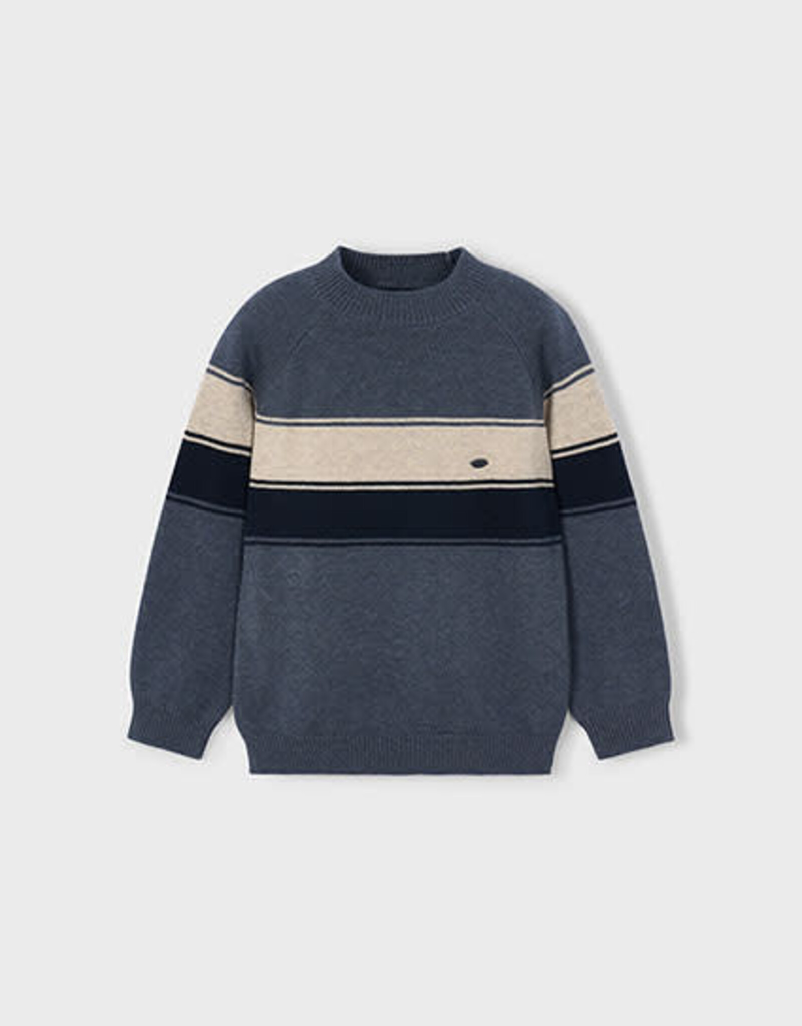 Mayoral Steel Striped Jumper