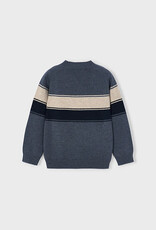 Mayoral Steel Striped Jumper