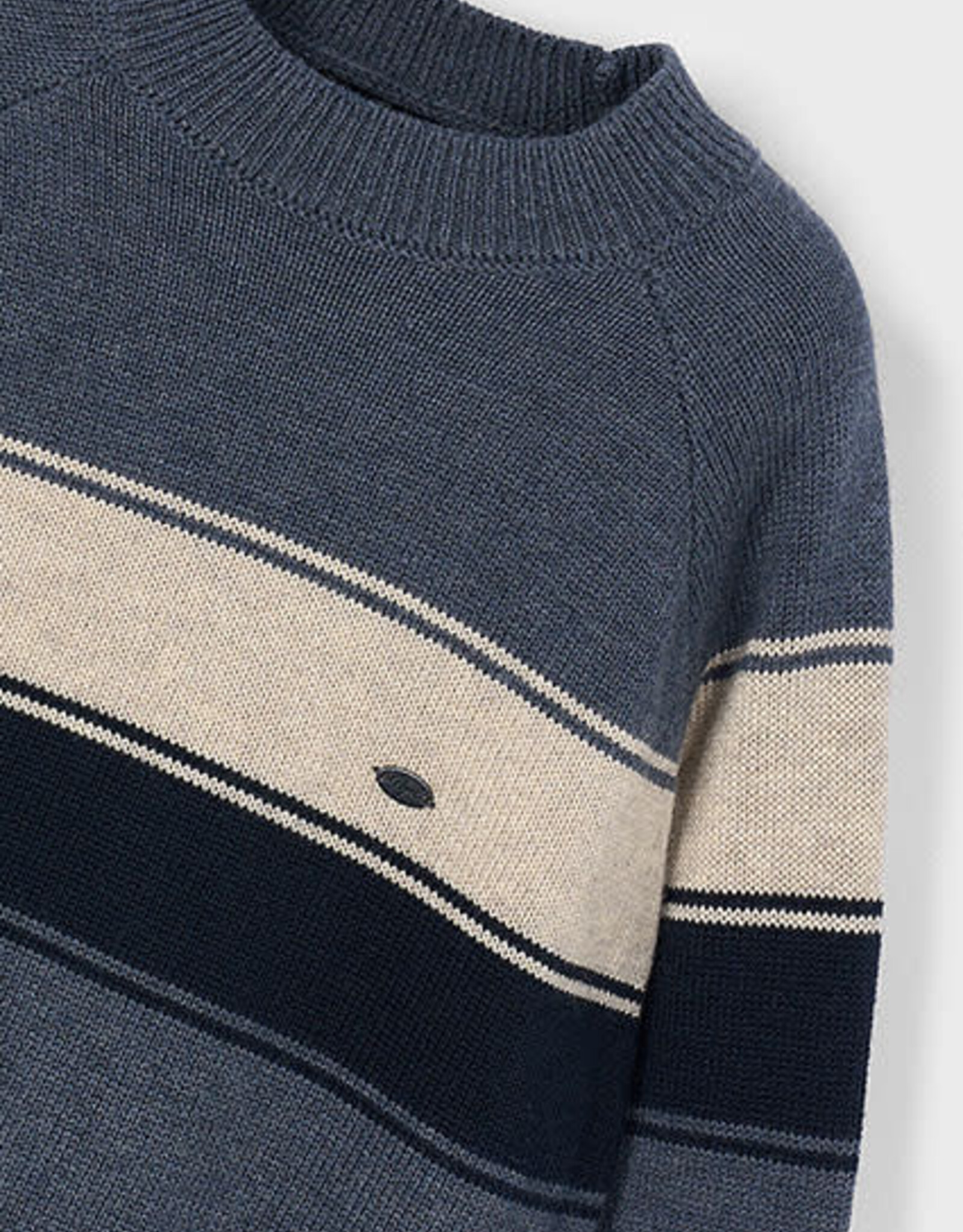 Mayoral Steel Striped Jumper